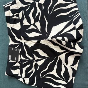 INC International Concepts Black and White Shorts